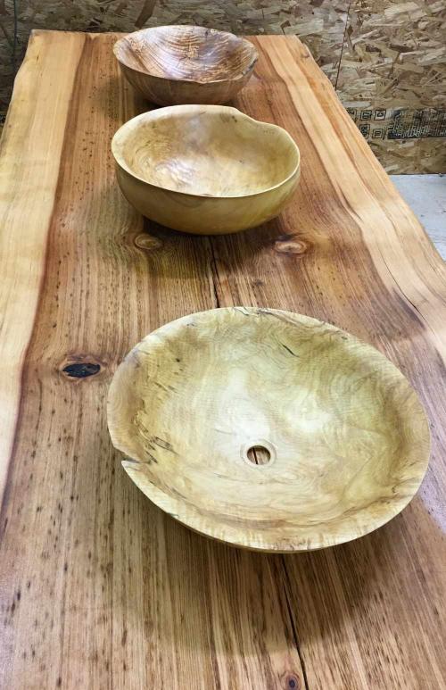 Custom Turned Wooden Bowls